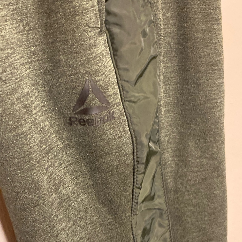 New Thick Reebok Army Green Joggers